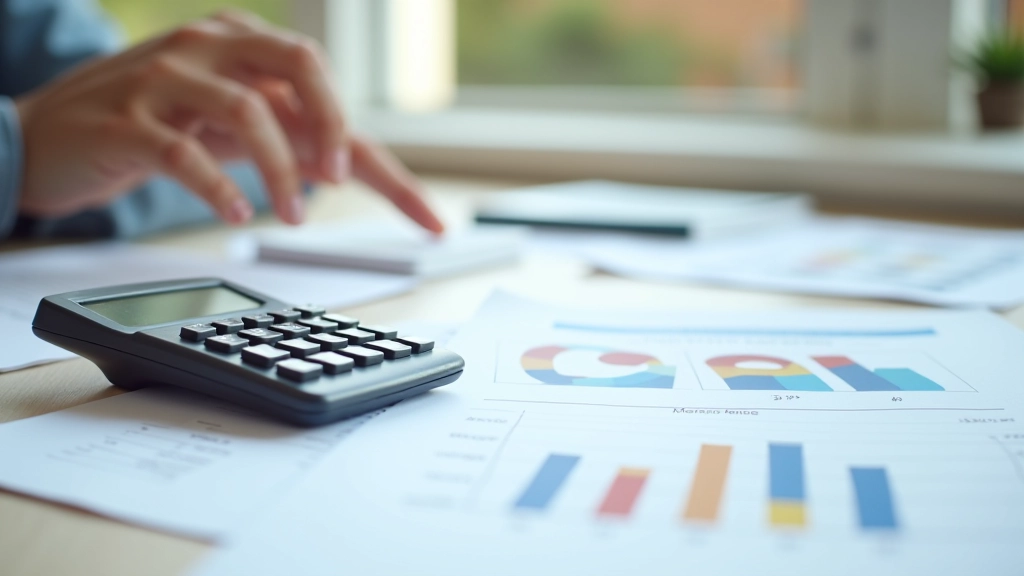 Calculatrice avec chiffres et formules de quotient familial