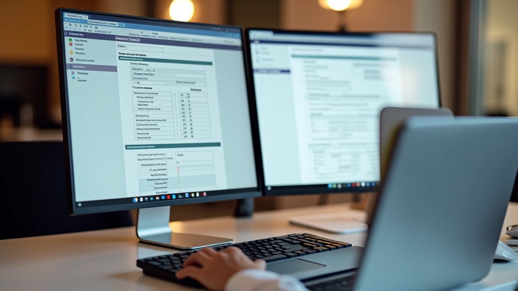 Déclaration de revenus en ligne sur ordinateur avec formulaire fiscal 2042 visible et informations de prélèvement